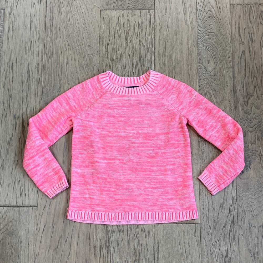 Gap Kids Girl’s Small Bright Pink Pop Neon Sweater